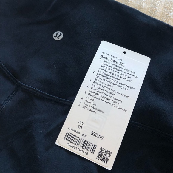 lululemon athletica Pants - Lululemon align 28